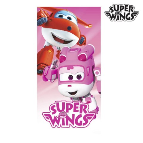 Różowy Ręcznik Plażowy Super Wings