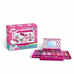 Zestaw do Makijażu dla Dzieci Hello Kitty Hello Kitty Plumier Alumino Maquillaje 18 Części (18 pcs)