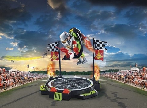 Zestaw figurek Stunt Show 70836 Lotniczy pokaz kaskaderski: Plecak odrzutowy