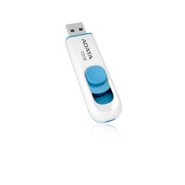 Pendrive ADATA C008 AC008-16G-RWE (16GB; USB 2.0; kolor biały)
