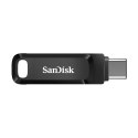 Pendrive SanDisk Ultra Dual GO SDDDC3-128G-G46 (128GB; USB 3.0, USB-C; kolor czarny)