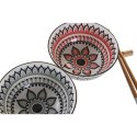 Zestaw do Sushi DKD Home Decor 30 x 21 x 7 cm Wielokolorowy Mandala Kamionka Orientalny (6 Części)