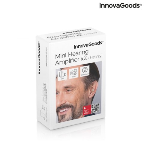 Douszny wzmacniacz dźwięku z akcesoriami Hearzy InnovaGoods 2 Sztuk