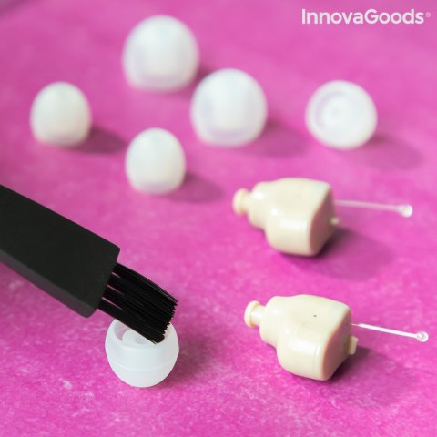 Douszny wzmacniacz dźwięku z akcesoriami Hearzy InnovaGoods 2 Sztuk