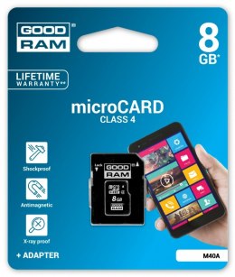 MicroSD 8GB C4 1-adapter