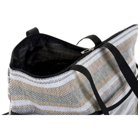 Torba na plażę DKD Home Decor Niebieski Brązowy Kolor Zielony Szary Mięta PVC Płótno 44 x 23 x 62 cm (2 Sztuk)