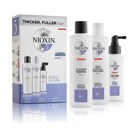 Zestaw do Włosów Nioxin System 5 Kuracja Przeciw Wypadaniu Włosów 3 Części