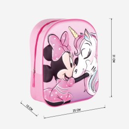 Plecak szkolny Minnie Mouse Różowy (25 x 31 x 10 cm)