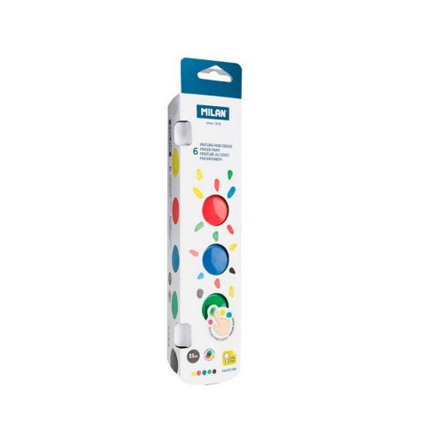 Malowanie palcami Milan Niebieski Biały Wielokolorowy 150 ml