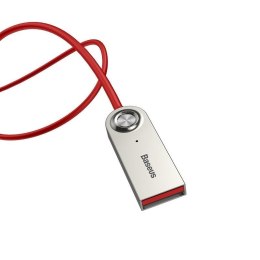 Adapter Baseus CABA01-09 (USB - Jack 3,5 mm ; kolor czerwony)