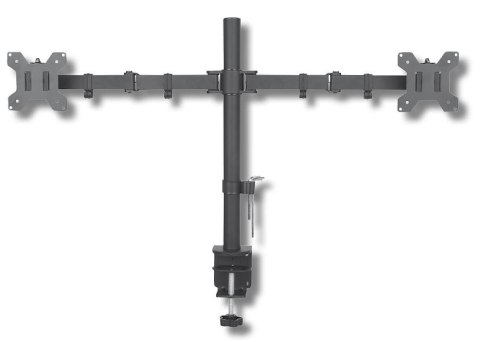 TECHLY PODWÓJNE RAMIĘ BIURKOWE 2X LED/LCD 13-27 CA