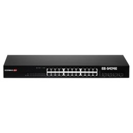 Switch EDIMAX GS-5424G (Long Range 24-Port Gigabit Web Smart 4x SFP)