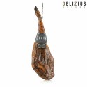 Zestaw szynki iberyjskiej Cebo, oliwy z oliwek i stojaka na szynkę Delizius Deluxe - 8-8,5 Kg