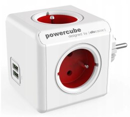 Przedłużacz allocacoc PowerCube Original 2202RD/FROUPC (kolor czerwony)