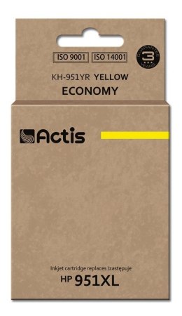 Actis KH-951YR Tusz (zamiennik HP 951XL CN048AE; Standard; 25 ml; żółty)