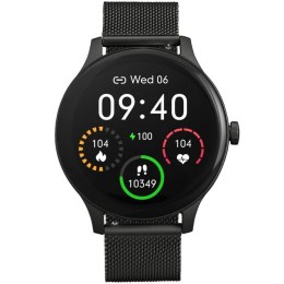 Garett Smartwatch Classy czarny stalowy