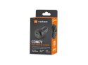 Ładowarka samochodowa Coney 1x USB 1x USB-C QC 3.0 48W Czarna