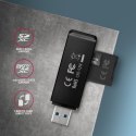 CRE-S2N Czytnik zewnętrzny kart USB-A 3. 2 GEN 1, 2-gniazda lun SD/microSD, UHS-I