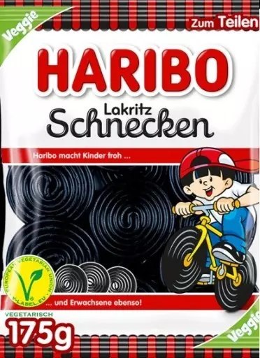 Haribo Lakritz Schnecken Żelki 175 g