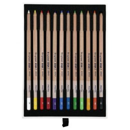 Ołówek pastelowy Bruynzeel Design Etui 12 Części Wielokolorowy