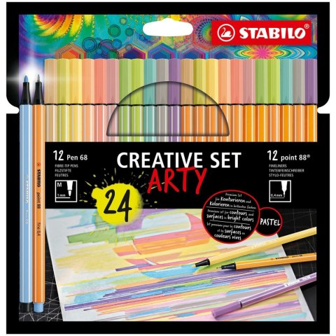 Zestaw markerów Stabilo Point 88 & Pen 68 Creative Arty Wielokolorowy