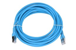 Kabel sieciowy Extralink EX.6587 (RJ45 - RJ45 ; 5m; S/FTP; kat. 6a; kolor niebieski)