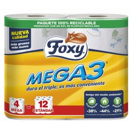 Papier Toaletowy Foxy Mega3 (4 Sztuk)