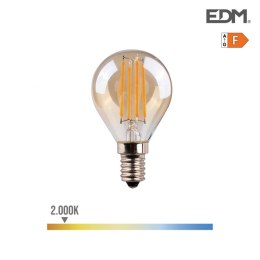 Żarówka LED EDM Vintage F 4,5 W E14 350 lm 4,5 x 7,8 cm (2000 K)