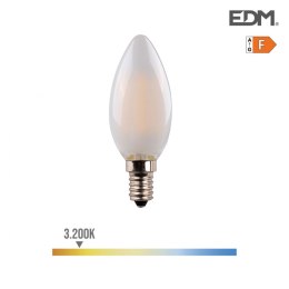 Żarówka LED Świeczka EDM F 4,5 W E14 470 lm 3,5 x 9,8 cm (3200 K)