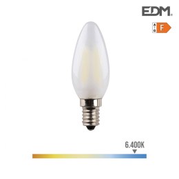 Żarówka LED Świeczka EDM F 4,5 W E14 470 lm 3,5 x 9,8 cm (6400 K)