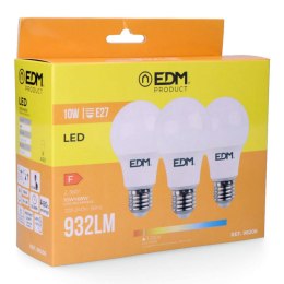 Zestaw 3 żarówek LED EDM 98206 F 60 W 10 W E27 810 Lm 932 Lm Ø 6 x 10,8 cm (3200 K)