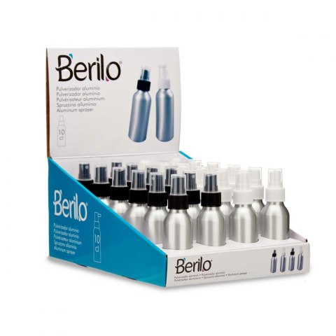 Butelka ze Spryskiwaczem Berilo CH9979-2 Aluminium polipropylen 100 ml (48 Sztuk)