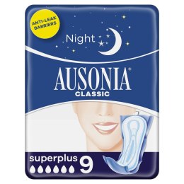 Wkładki na noc Ausonia Super Plus 9 Sztuk