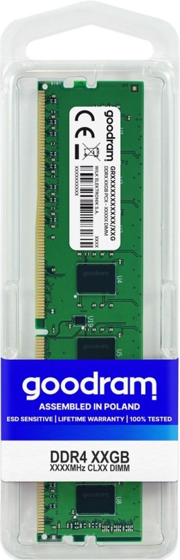 GOODRAM DDR4 16GB PC4-25600 (3200MHz) CL22 2048x8 (WYPRZEDAŻ)