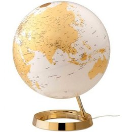 Podświetlany Globus Atmosphere Ø 30 cm Złoty Plastikowy