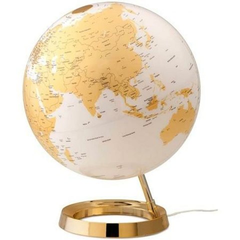 Podświetlany Globus Atmosphere Ø 30 cm Złoty Plastikowy