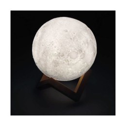 Lampa stołowa EDM Księżyc Biały 3,7 V