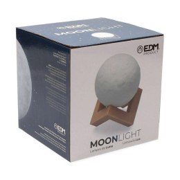 Lampa stołowa EDM Księżyc Biały 3,7 V