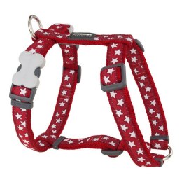 Szelki dla psa Red Dingo Czerwony gwiazda Biały 37-61 cm
