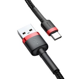 BASEUS KABEL USB/USB-C CAFULE 2A 2M CZERWONO-CZARN