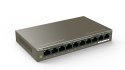 Switch PoE Tenda TEF1110P-8-102W (2x 10/100/1000Mbps, 8x 10/100Mbps)
