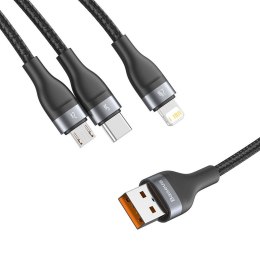 BASEUS KABEL USB 3W1 FLASH SERIES, USB-C/MICRO USB
