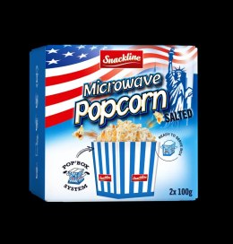 Snackline Popcorn Mikro Słony 200 g