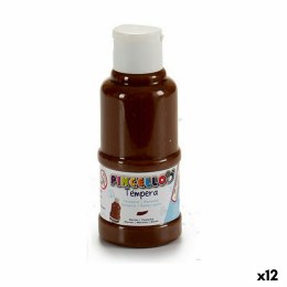 Tempera Brązowy (120 ml) (12 Sztuk)