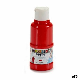 Tempera Czerwony (120 ml) (12 Sztuk)