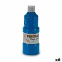 Tempera Pincello Neon Niebieski 400 ml (6 Sztuk)