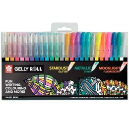 Zestaw długopisów Talens Sakura Gelly Roll Mixed 24 Części