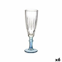 Kieliszek do szampana Exotic Szkło Niebieski 6 Sztuk (170 ml)