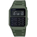 Zegarek Unisex Casio CALCULATOR Czarny Kolor Zielony
