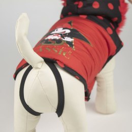 Płaszcz dla psa Minnie Mouse Czarny Czerwony XXS